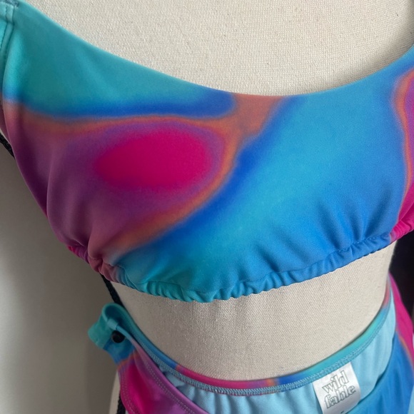 Wild Fable Tie Dye Bikini with Matching Mesh Cover Up - size medium - Picture 10 of 15